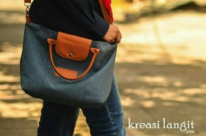 tas seminar jenis denim